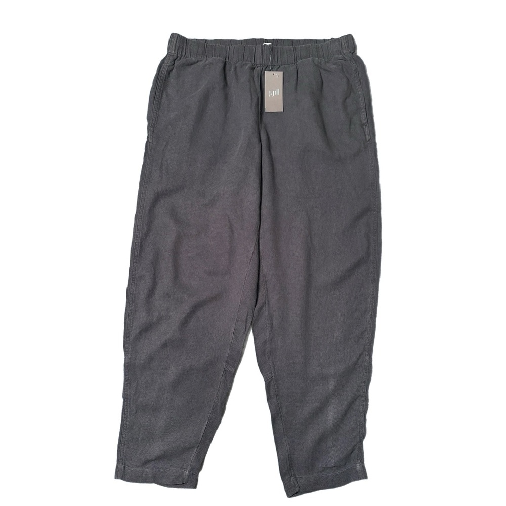J. Jill relaxed Gray Tencel Ankle Pants